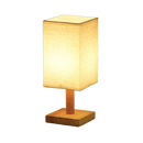 Luminária de Mesa LED em Madeira Nórdica