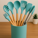 Kit Utensílios de Cozinha em Silicone