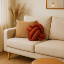 Almofada Nó Escandinavo – Design Moderno e Aconchegante