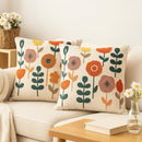 Dueto Bordado - Capa para Almofadas 45×45cm