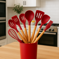 Kit Utensílios de Cozinha em Silicone