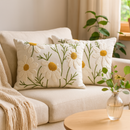 Dueto Bordado - Capa para Almofadas 45×45cm