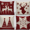 Kit 4 Capas de Almofadas Natalinas – 45x45cm