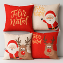 Kit 4 Capas de Almofadas Natalinas