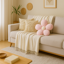 Almofada Flor 5 Pétalas