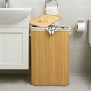 Cesto de Roupa de Bambu