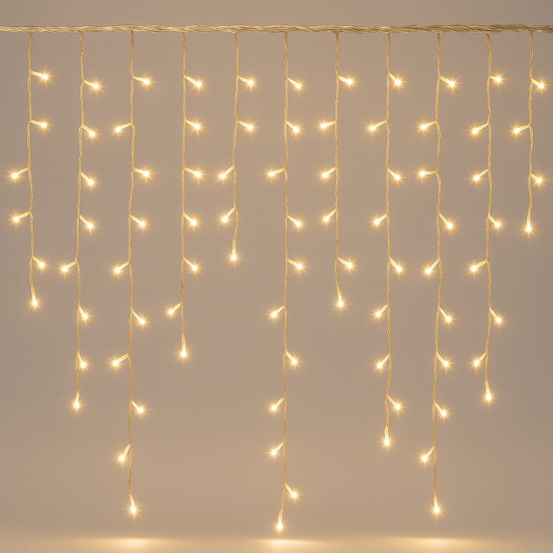 Cascata de Luzes Natalinas 400 LEDs – Brilho que Encanta o Natal