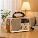 Rádio Retrô Bluetooth Vintage – Charme, som e nostalgia em um só toque