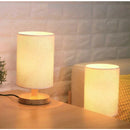 Luminária de Mesa LED em Madeira Nórdica