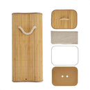 Cesto de Roupa de Bambu