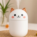 Mini Umidificador Gatinho – Leveza e charme para o seu cantinho.