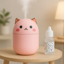 Mini Umidificador Gatinho – Leveza e charme para o seu cantinho.