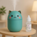 Mini Umidificador Gatinho – Leveza e charme para o seu cantinho.