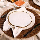 Jogo de 6 Pratos Rasos em Porcelana Ryo Maresia - Oxford