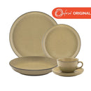 Aparelho de Jantar 20 Peças em Cerâmica Flat Ocre - Oxford Original