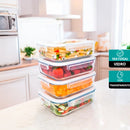 Kit Potes Herméticos 640ml - Vidro